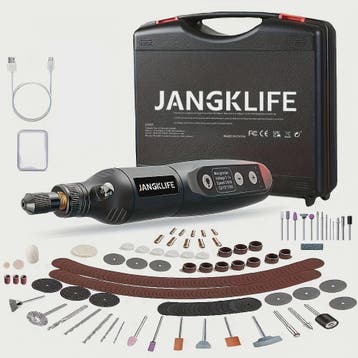 Draadloze Roterende Tool Kit: Graveerpen voor Hout, Metaal,, Verzenden, Nieuw