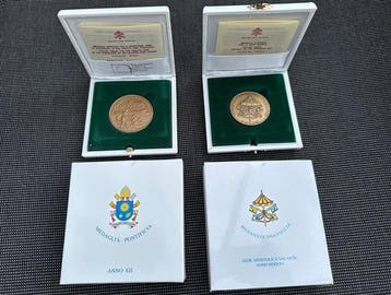 Vaticaan. Medal 2024/2025 (2 stuks) (Zonder minimumprijs)