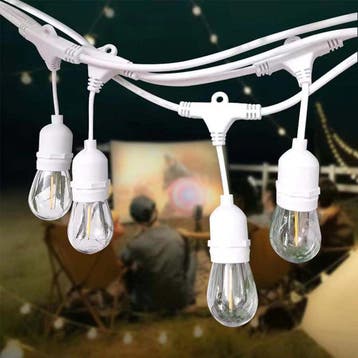 Led prikkabel Lichtsnoer - WIT - 15 meter - IP65 Waterdicht, Ophalen of Verzenden, Nieuw