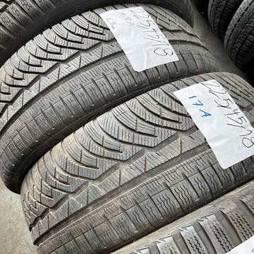 2 x Michelin Pilot Alpin 225-45-18 Winterbanden 6,5mm, 18 inch, Gebruikt, Band(en), Personenwagen