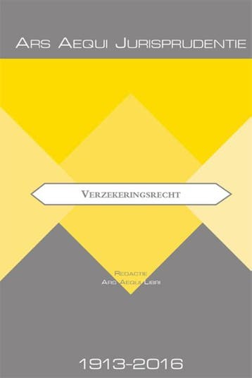 Jurisprudentie verzekeringsrecht 1913-2016 / Ars Aequi, Boeken, Verzenden, Gelezen