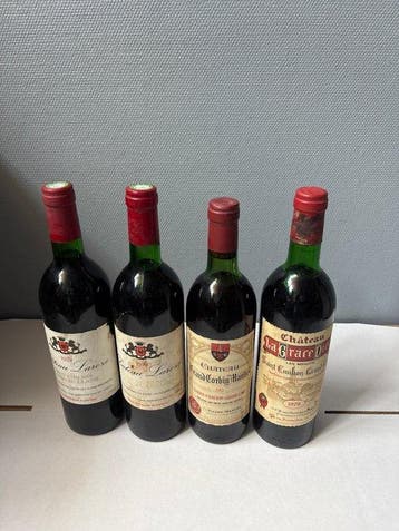 1979 x2 Chateau Laroze, 1983 Grand - Saint-Émilion - 4, Nieuw