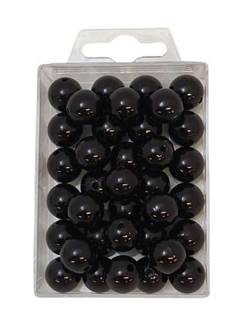 Parels Rijgparels WM 23 Zwart 14 mm, Ophalen of Verzenden, Nieuw