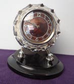 Tafelklok - Majak - Glas- Metaal- Bakeliet - 1950-1960, Antiek en Kunst
