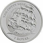 British Indian Ocean Territory - Cutty Sark 1 oz 2021, Verzenden, Losse munt, Zilver