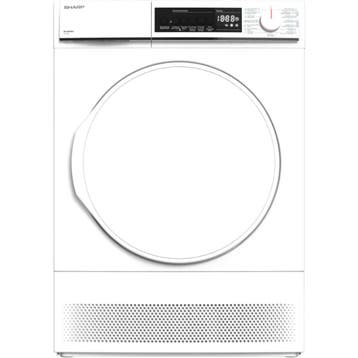 Sharp KD-NC8PW1 - Condensdroger - 8 kg - Energieklasse B -, Ophalen of Verzenden, Zo goed als nieuw, Voorlader, 85 tot 90 cm