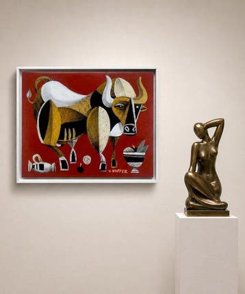 Jone Hopper - Taureau de salon
