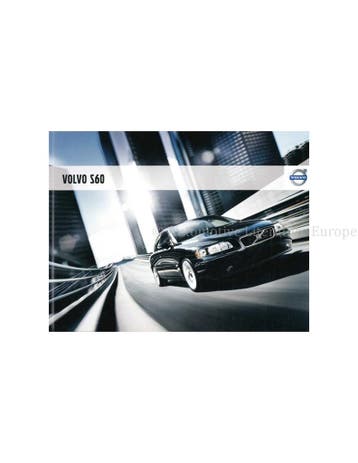 2008 VOLVO S60 BROCHURE NEDERLANDS, Nieuw, Volvo, Author