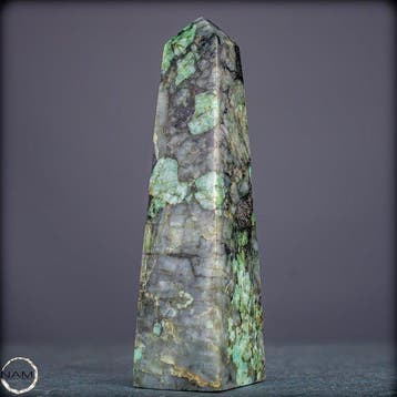 Natuurlijke smaragdobelisk - Topkwaliteit- 503.97 g