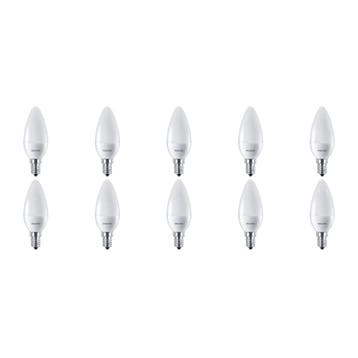 PHILIPS - LED Lamp 10 Pack - CorePro Candle 827 B38 FR - E14, Ophalen of Verzenden, Nieuw, E14 (klein), Led-lamp