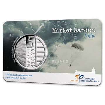 5 Euro 2019 Market Garden UNC Coincard, Verzenden