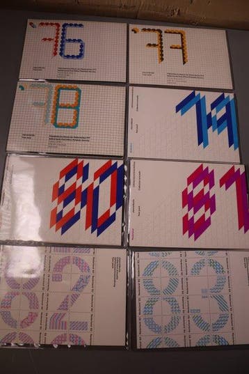 Nederland 1976/2000 - 24 complete jaarsets, Gestempeld
