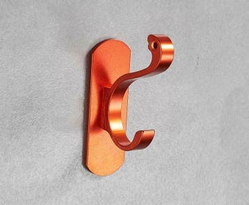 Garderobe haken, jashaak, kapstok haken, wandhaken metallic, Nieuw