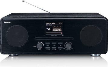 Internetradio met wifi en dab+ - DAB Radio - FM Radio - Zwar, Verzenden, Zo goed als nieuw
