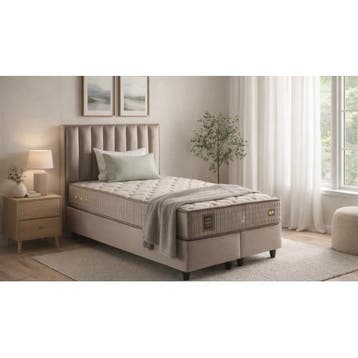Twijfelaar Opberg Boxspring Gold 120x200, Ophalen of Verzenden, Nieuw, Twijfelaar, Goud