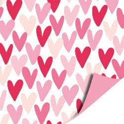 3m cadeaupapier  hartjesregen  roze (Cadeaupapier 3M), Diversen, Cadeaupapier, Ophalen of Verzenden, Nieuw