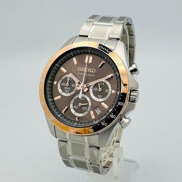 Seiko - Chronograph Brown Dial 8T63-00D0 - Zonder