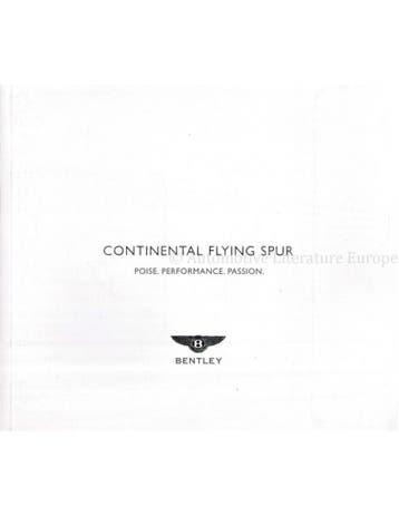 2005 BENTLEY CONTINENTAL FLYING SPUR BROCHURE ENGELS, Nieuw, Author