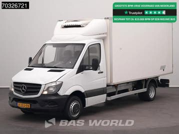 Zakelijke Lease |  Mercedes-Benz Sprinter 516 CDI Euro6 Koel, Stof, Gebruikt, Euro 6, Wit