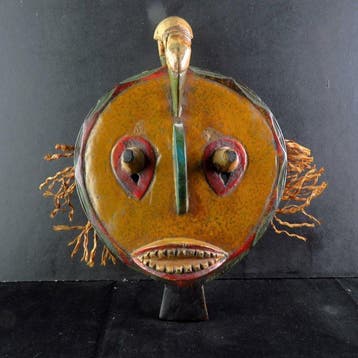 Ceremonieel Masker - Baule - Ivoorkust (Zonder minimumprijs)