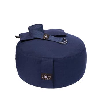 Pakket meditatiekussen, oogkussen en riem indigo - Lotus, Verzenden, Nieuw