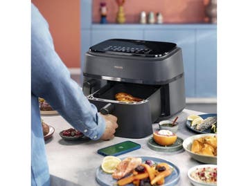 Philips 3000 series NA350/00 - Airfryer - 2 lades - zwart, Verzenden, Nieuw