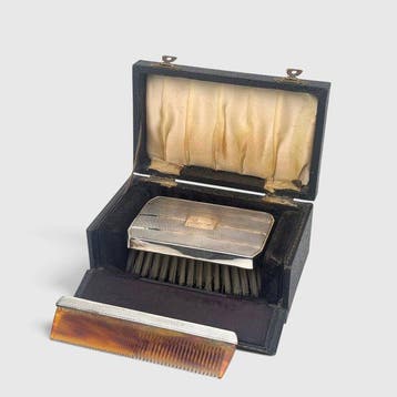 Toiletset (3) - W.I. Broadway & Co. - .925 zilver -