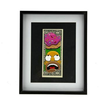 PAAPI (1986) - Hungry Homer Simpson - DollarArt framed
