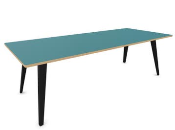 Cube Design Spider tafel, 160-300x90cm, stalen onderstel, Overige plaatsen, Ophalen of Verzenden, Nieuw in verpakking, Stoel