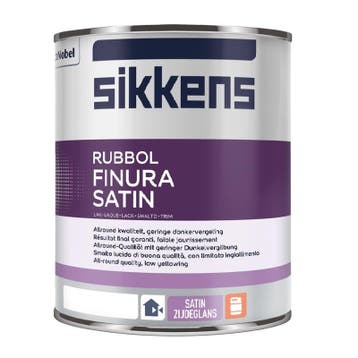 Sikkens Rubbol Finura Satin - Alle kleuren leverbaar - 2,..., Overige kleuren, Nieuw, Ophalen of Verzenden, Lak