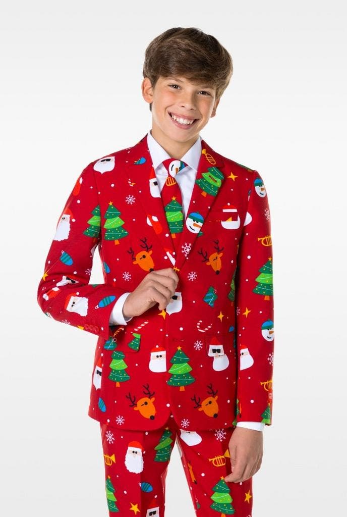 Tiener Kostuum Festivity Red Opposuits, Kleding | Heren, Carnavalskleding en Feestkleding, Nieuw, Ophalen of Verzenden