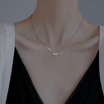Zilveren Ketting Met Infinity Symbool 925, Verzenden, Nieuw