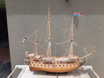 1:76 - Modelbouwdoos - Galeon 17e eeuw model - HMS sovereign, Kinderen en Baby's, Speelgoed | Overig, Nieuw