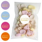 25x Uitdeelzakjes + Sluitstickers Hiep Hiep Hoera! Mix -, Verzenden, Nieuw