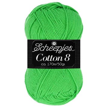 Scheepjes Cotton 8 - 517 Frog - Katoen Garen, Ophalen of Verzenden, Nieuw