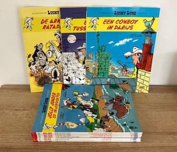 Lucky Luke naar Morris - 1 t/m 10 - Opeenvolgende reeks SC -, Boeken, Nieuw