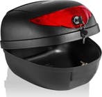 TRESKO® Topkoffer - Motorkoffer - Helmkoffer - 24L - Zwart, Verzenden, Zo goed als nieuw