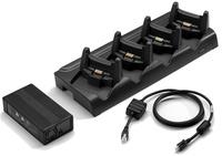 Zebra charging/transmitter cradle, 4 bays, ethernet, Verzenden, Nieuw