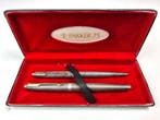 Parker - Parker 75 zilver en goud pennenset, 14k vulpen en, Nieuw