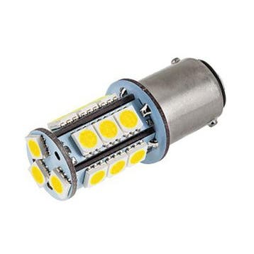 DC marine - BA15D - 5050 - 24V - 18 SMD - Warm wit, Ophalen of Verzenden, Nieuw