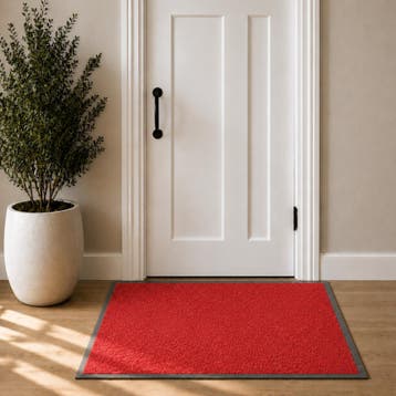 Schoonloopmat Future 90x120cm rood, Verzenden, Nieuw