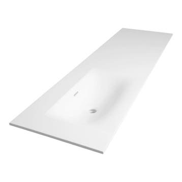 Brauer Glacier Wastafel Asymmetrisch - 160 cm - met 1, Ophalen of Verzenden, Nieuw