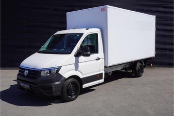 Volkswagen Crafter 140pk Bakwagen 430x212x212 Laadklep Zijde, Gebruikt, Volkswagen, Wit, Lease