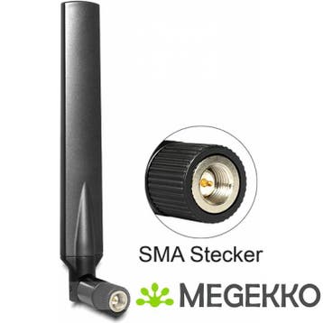 Delock 88451 LTE-antenne SMA-stekker 1 - 4 dBi, Verzenden, Nieuw, DeLock