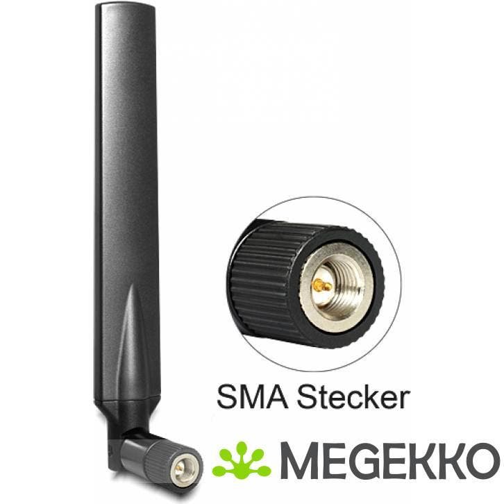 Delock 88451 LTE-antenne SMA-stekker 1 - 4 dBi, Computers en Software, Netwerkkaarten, Nieuw, Verzenden