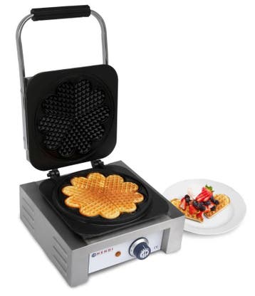 Hendi Wafelmaker | RVS | Hartvormig | 230 V, Verzenden, Nieuw in verpakking