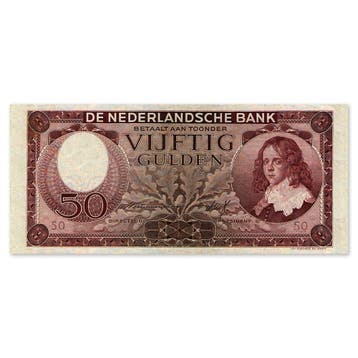 50 Gulden Stadhouder Willem III 1945 Zfr, Verzenden