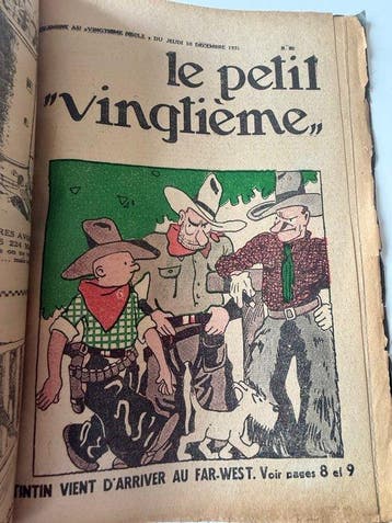Le Petit Vingtième N°36 au N°44 - Tintin à Chicago - Recueil, Nieuw