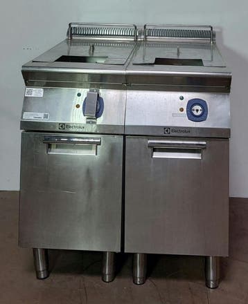 Occasion enkele electrische friteuse, Ophalen, Gebruikt