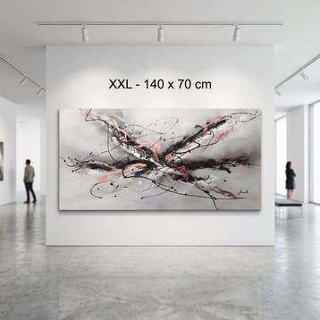Monika Spiewak - Abstract - Oil Painting Stretched On The